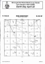 Rich Township Directory Map, Cass County 2007
